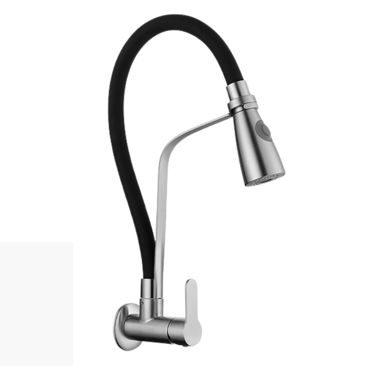 XM - LLAVE GANSO A LA PARED NEGRO LC304-036801