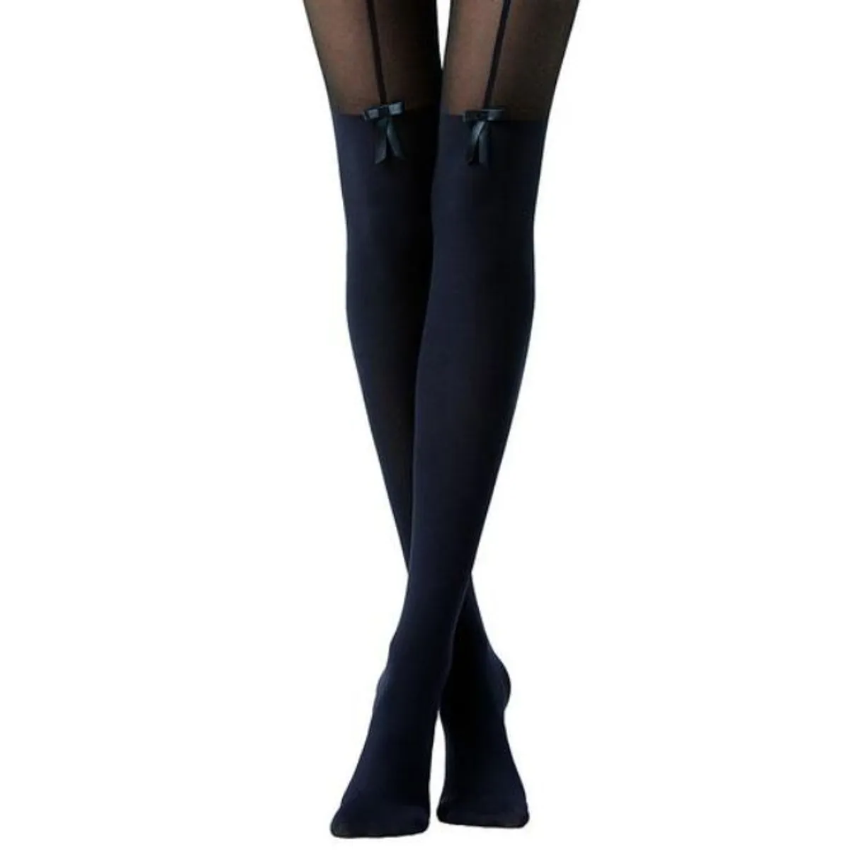 CALZEDONIA - Panty completa diseño lazo