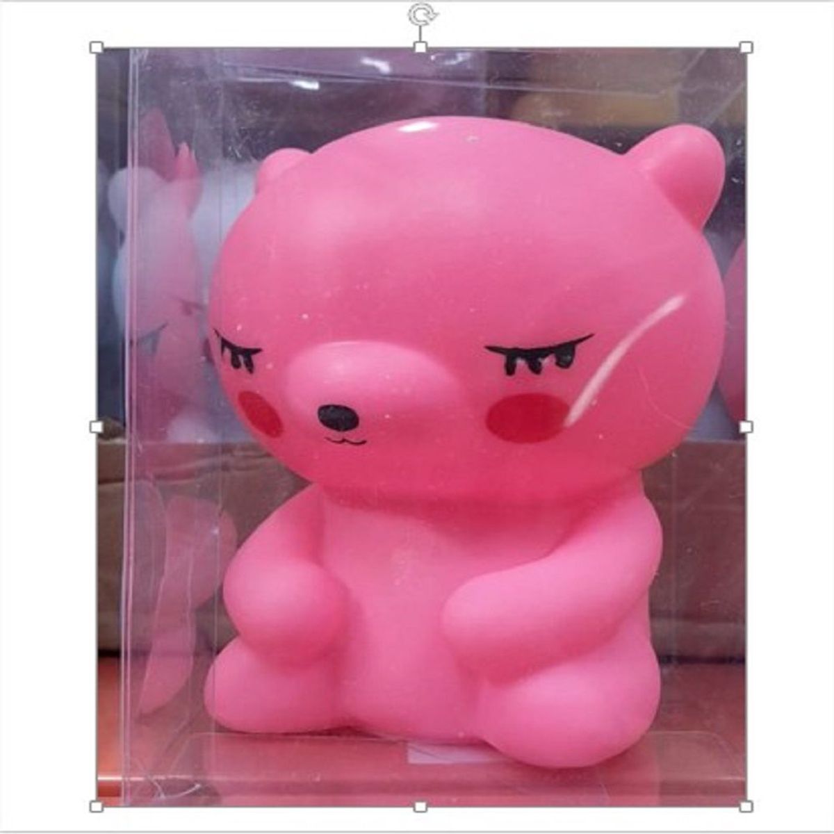 GENERICO - Mini Lampara Nocturna Luz Led Infantil Osito Rosado