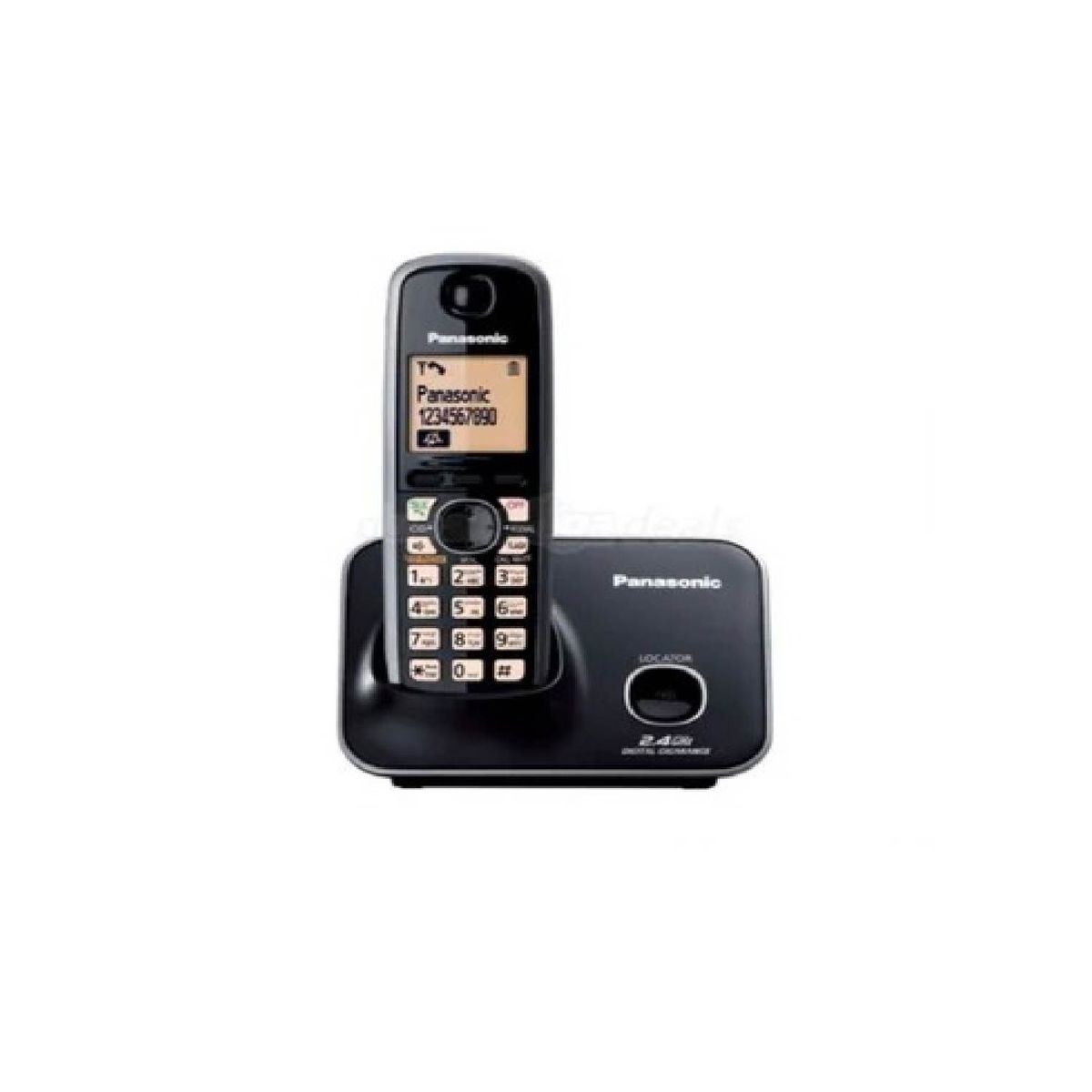 PANASONIC - Teléfono inalámbrico panasonic kx-tg3711lb - negro