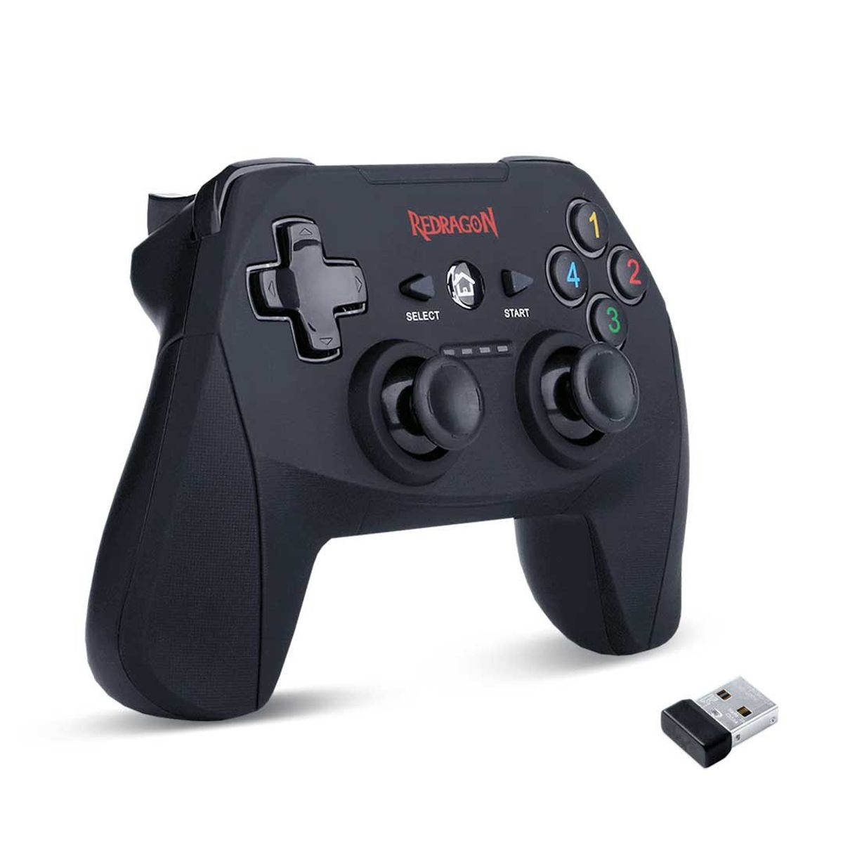 REDRAGON - Gamepad Mando para PC PS3 Redragon Harrow - G808 negro