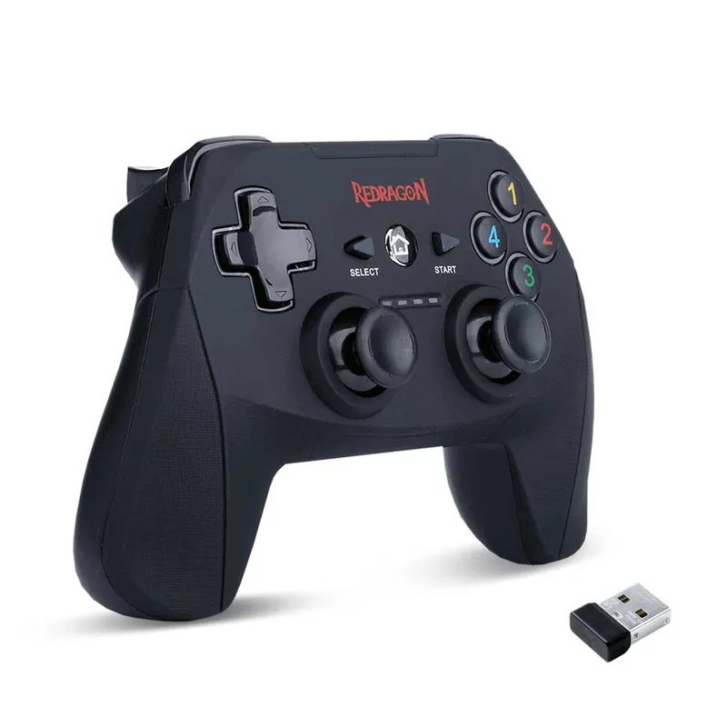 REDRAGON - Gamepad Mando para PC PS3 Redragon Harrow - G808 negro