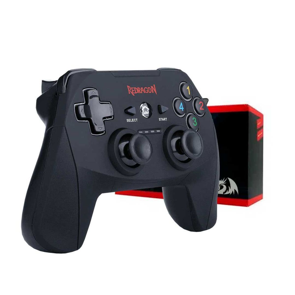 REDRAGON - Gamepad Mando para PC PS3 Redragon Harrow - G808 negro