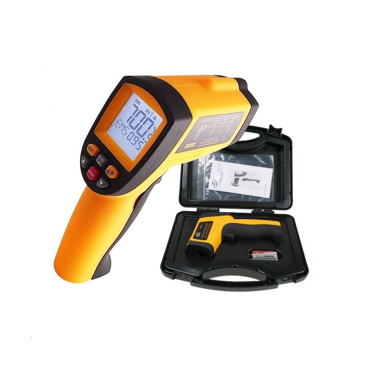 BENETECH - Pirómetro Termómetro Infrarrojo Profesional - BENETECH GM700