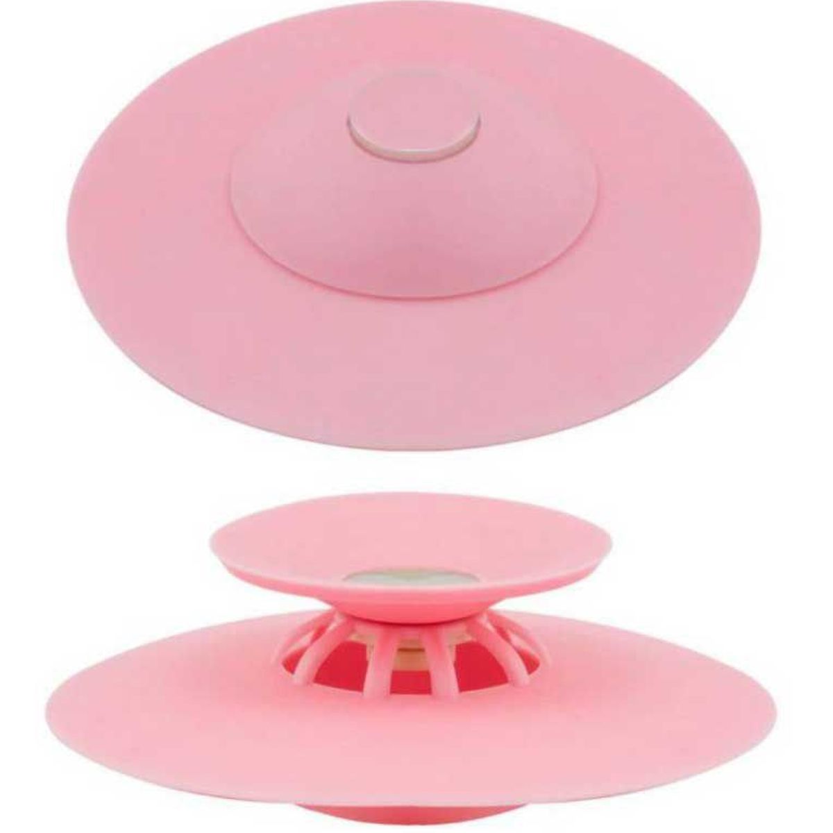 GENERICO - Tapón Tapa De Silicona Para Ducha  Lavadero, Baño Y Cocina - Rosa