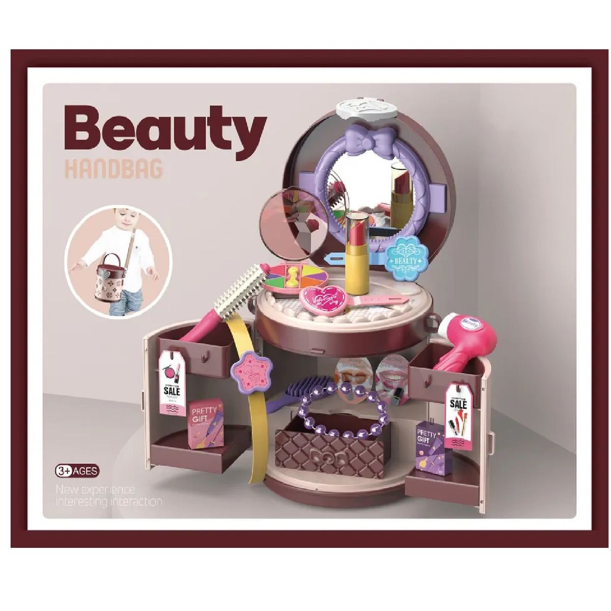 GENERICO - Bolso de Juego Set de Belleza con Accesorios