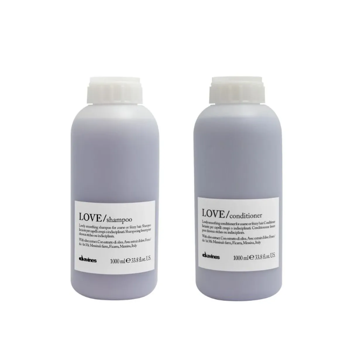 DAVINES - Davines Pack Love Smoothing - Shampoo 1L  Acondicionador 1L