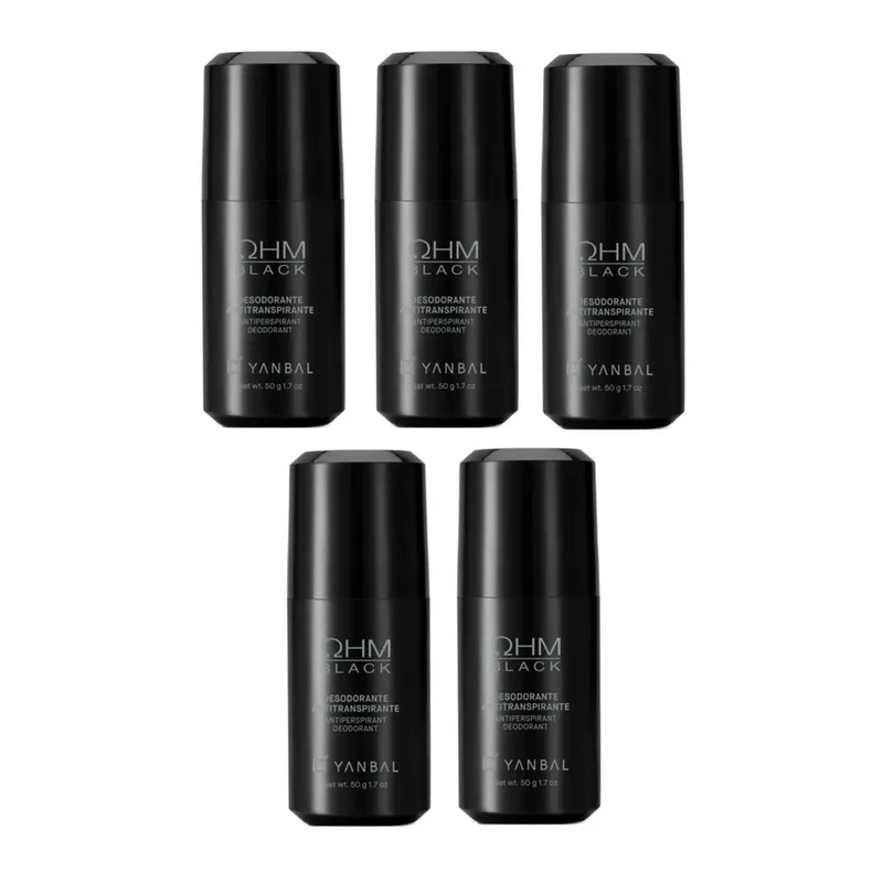 UNIQUE - Unique - Desodorante roll on ohm black x 5und