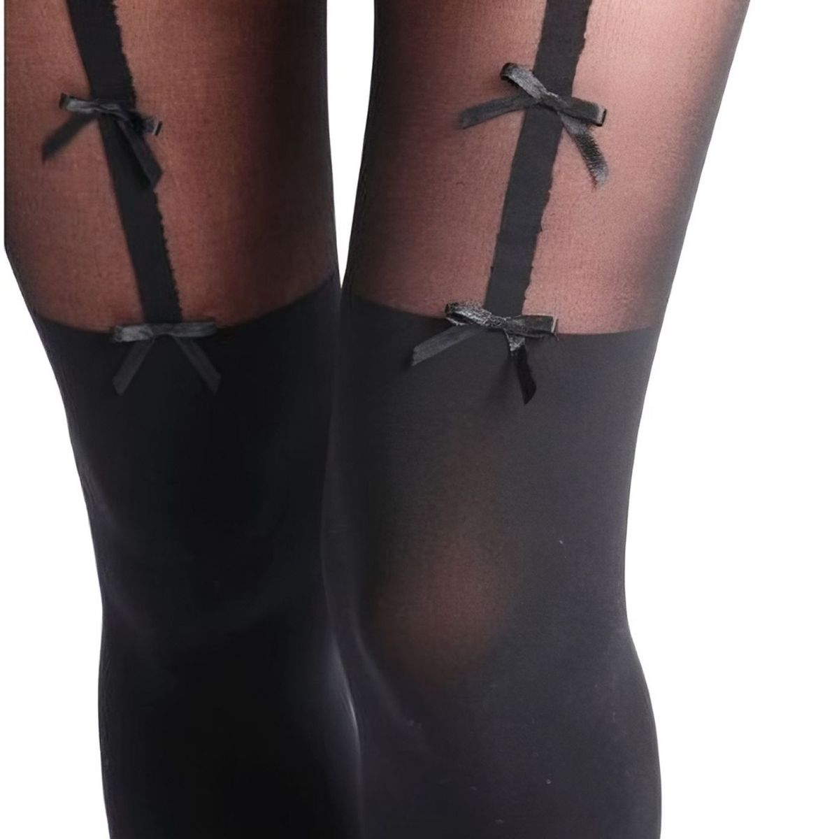 CALZEDONIA - Panty completa diseño 2 lazos