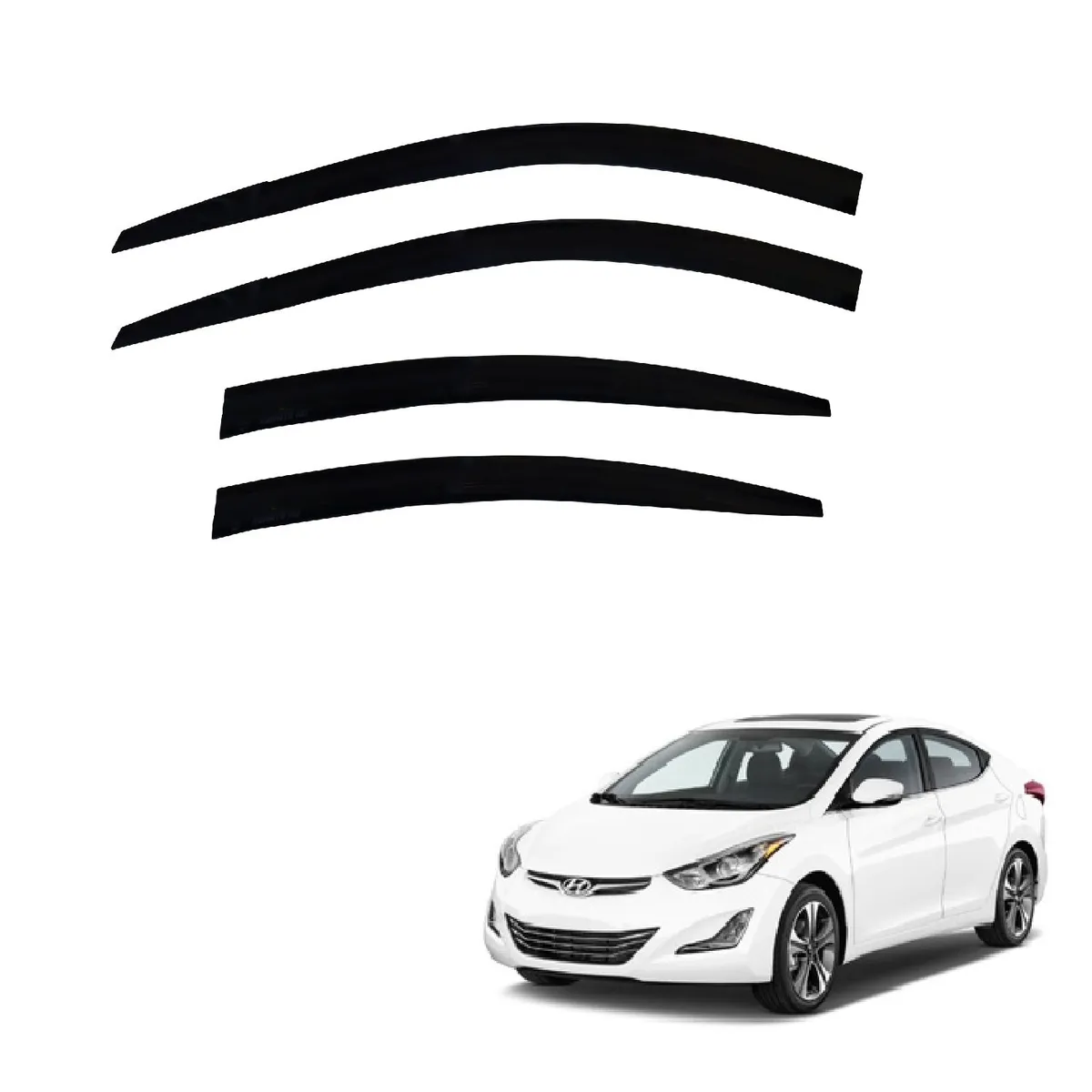 GENERICO - VISERA CORRELLUVIA HYUNDAI ELANTRA 2016-2020 NEGRO