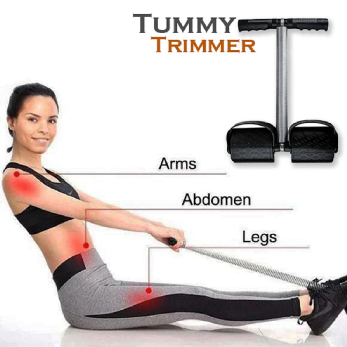 TUMMY TUCKER - Ejercitador de abdominal y piernas tummy trimmer