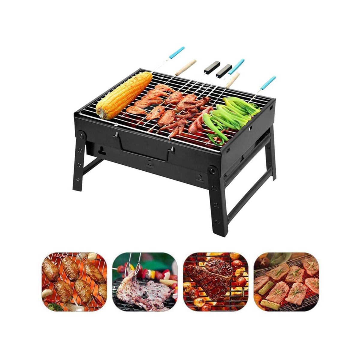 GENERICO - Parrilla para Camping Jardín para Barbacoa