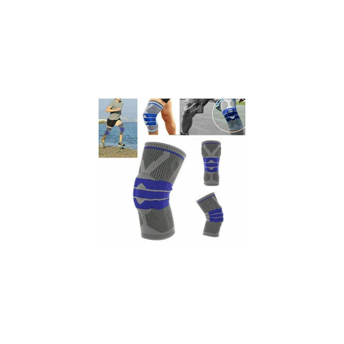 GENERICO - Rodillera Cerrada Con Silicona