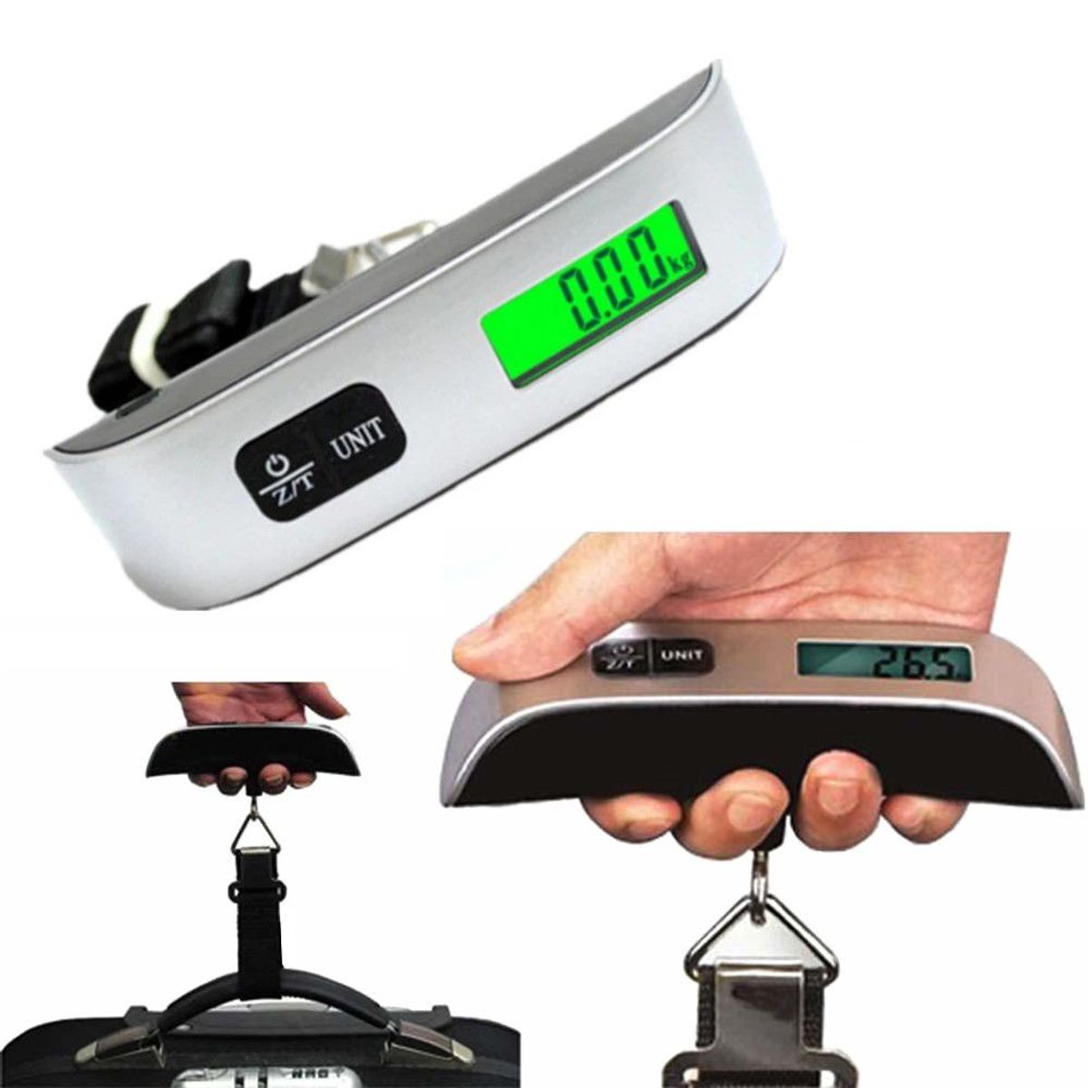 GENERICO - Balanza de mano portatil 50kg lcd