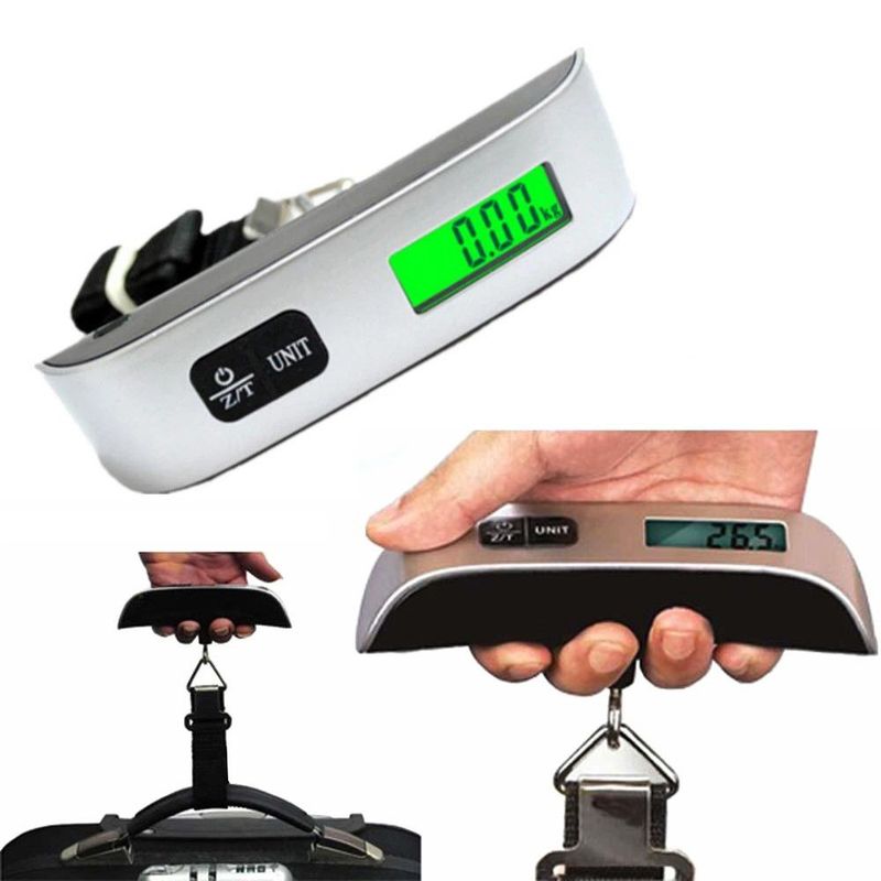 GENERICO - Balanza de mano portatil 50kg lcd