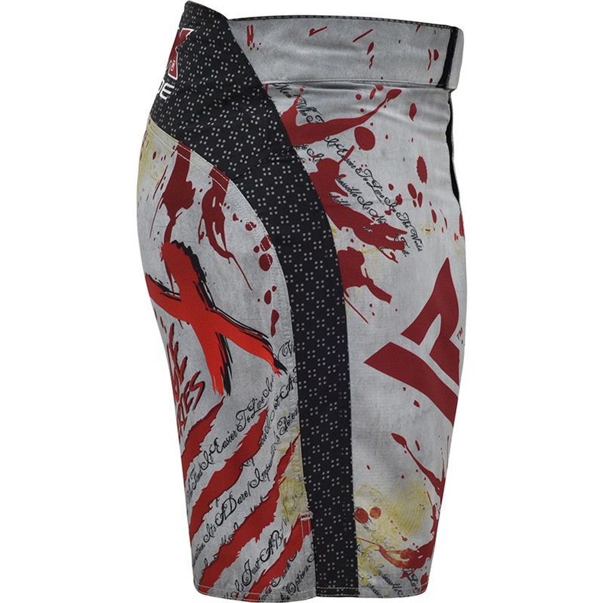 RDX - RDX PANTALON CORTO MMA R3 ROJO SANGRE TALLA M