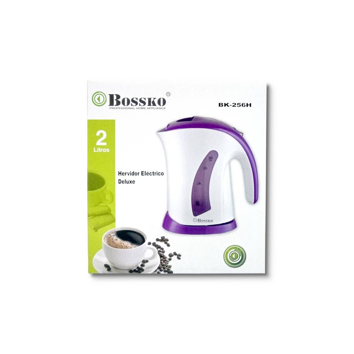 BOSSKO - Hervidor BOSSKO BK-256H 2L 2000W Colores variados