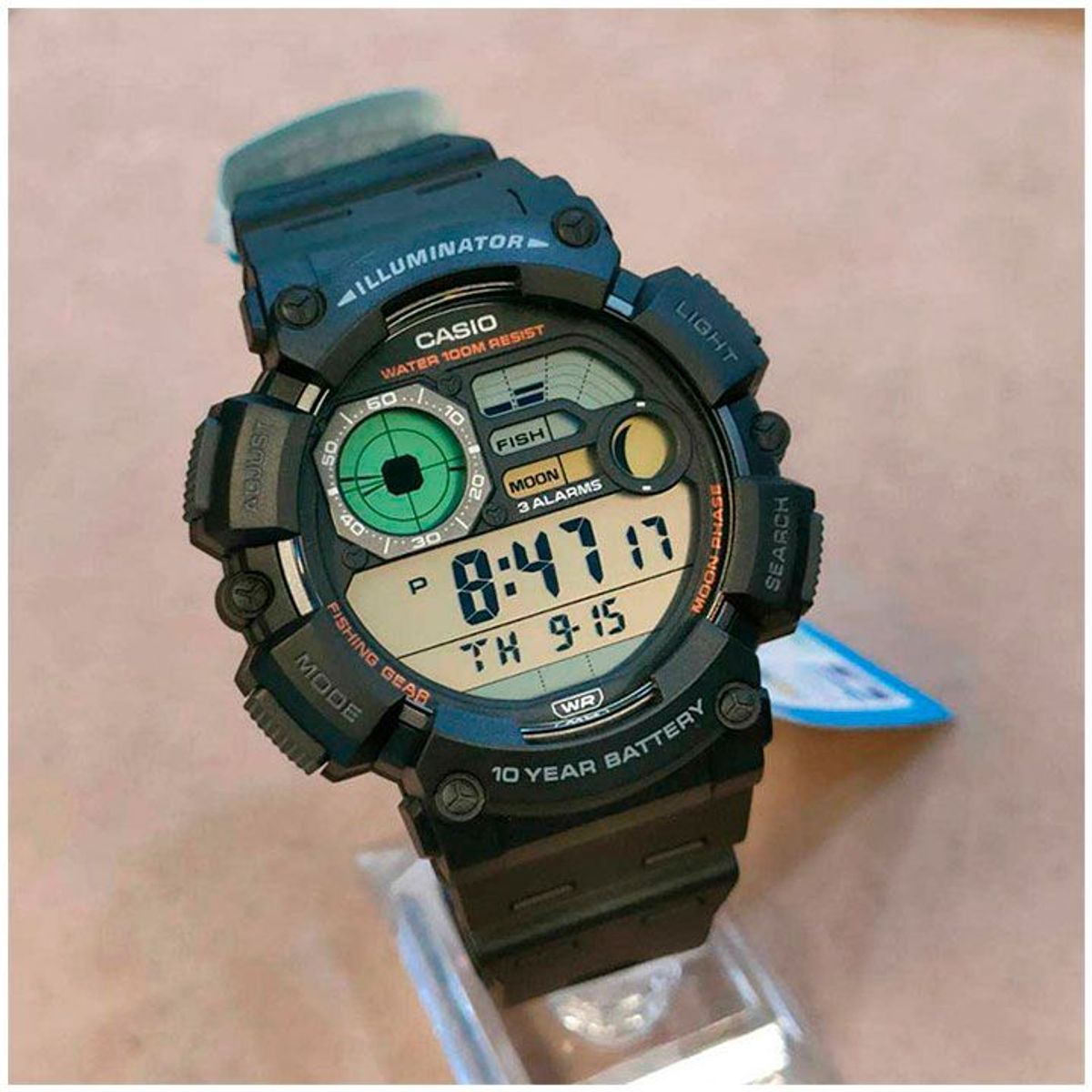 CASIO - Reloj Casio Fishing Gear WS-1500H-1AV