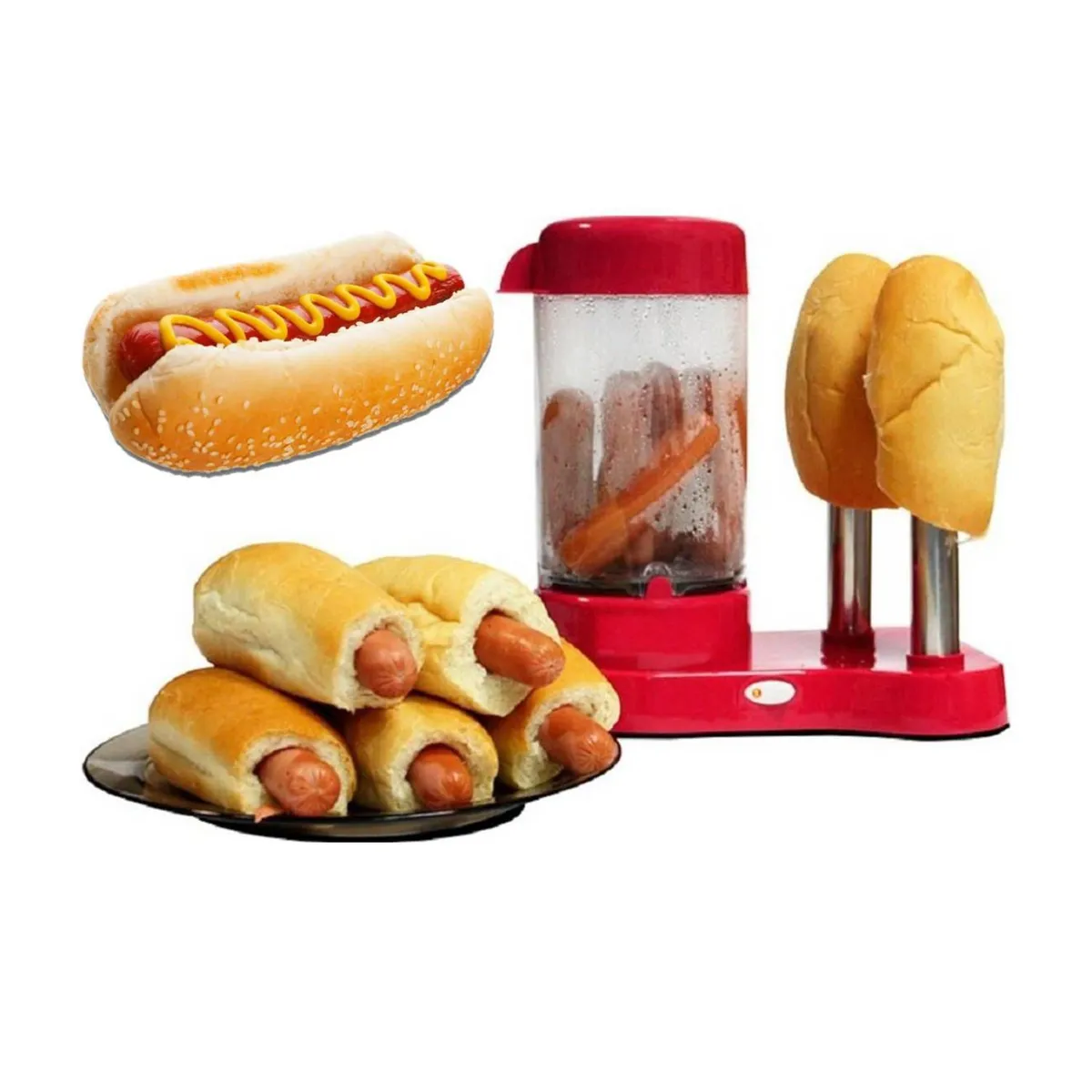 GENERICO - HOT DOG MAKER Maquina para Hacer Hot Dog