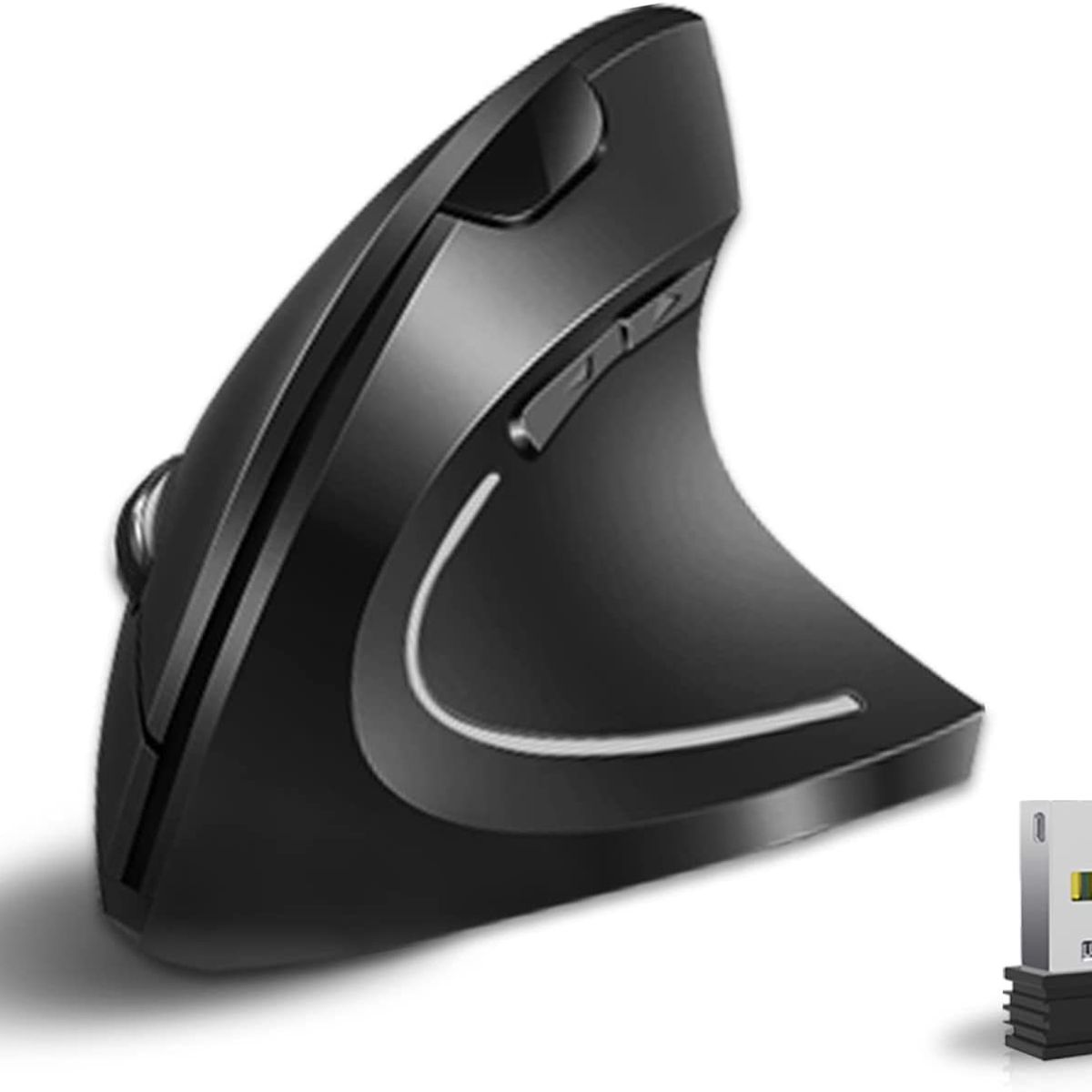 GENERICO - Mouse recargable Ergonómico Inalámbrico - 800 1200 1600 3600 Dpi