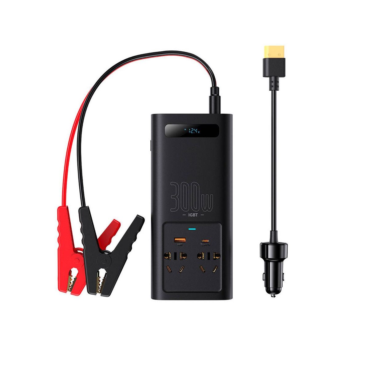 BASEUS - Batería inversor de carro convertidor 300W Baseus CGNB010101