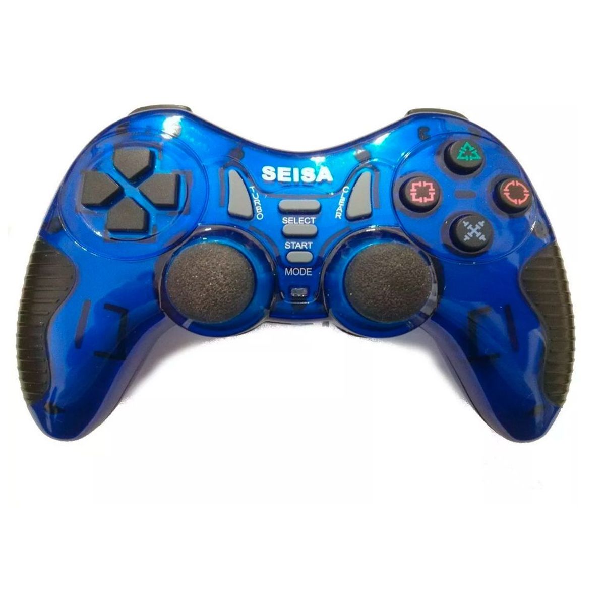 SEISA - Mando Inalambrico Seisa 6 En 1 PC PS3 Bluetooth A Pilas Azul