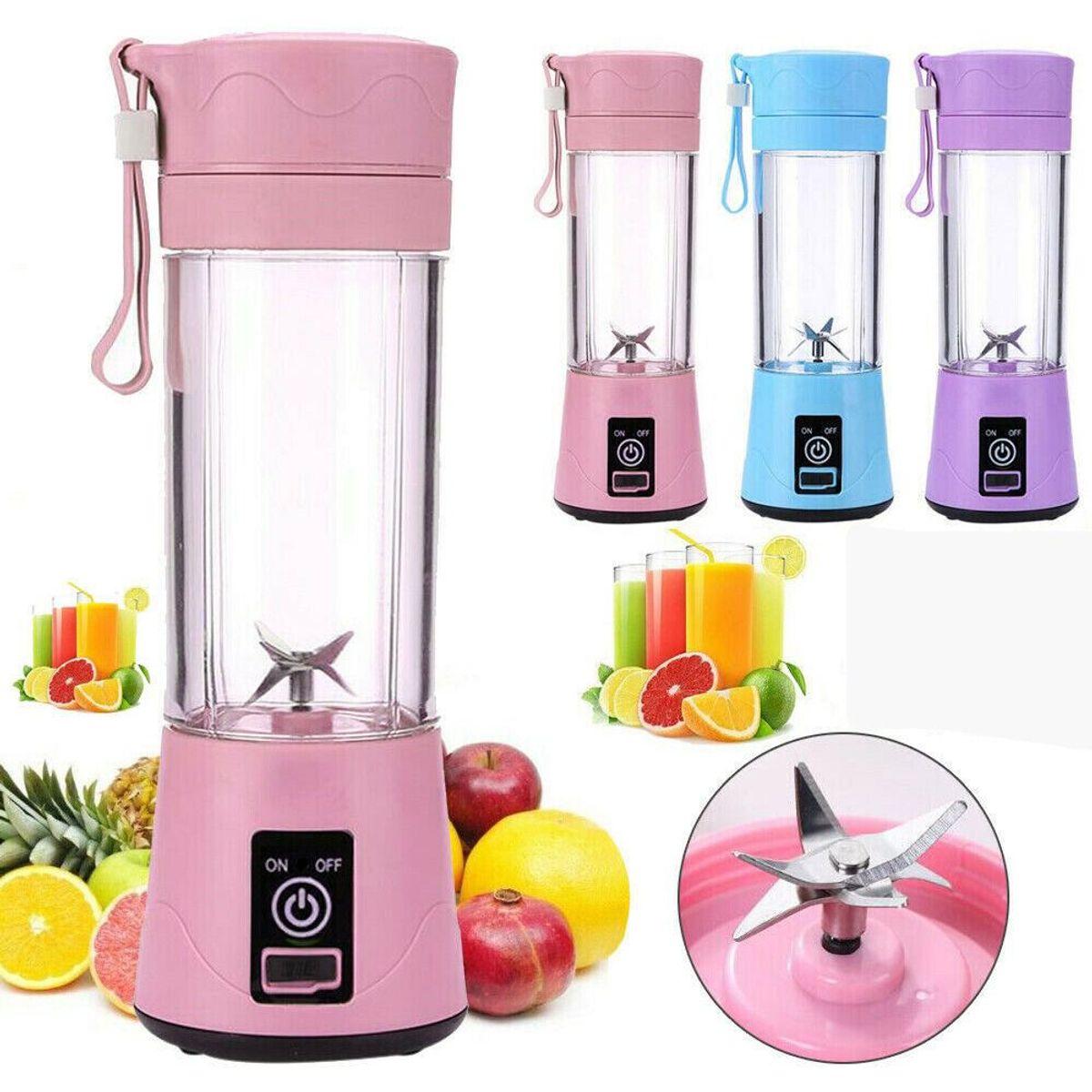 OEM - Licuadora Portátil Para Jugos Recargable Portatil para Jugos Batidos