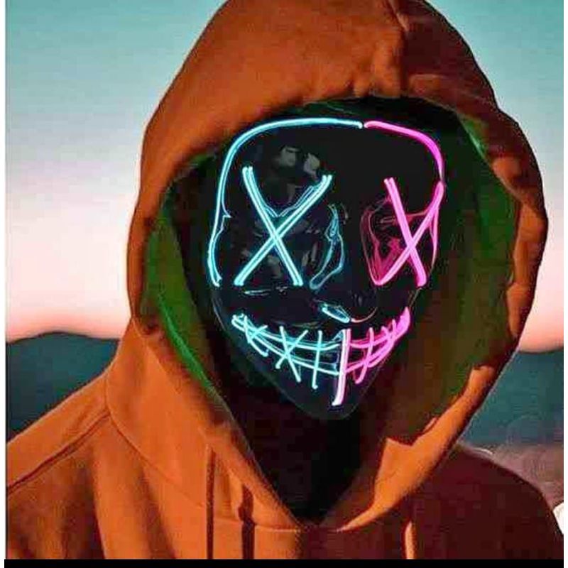 GENERICO - Mascara De La Purga Con Led Halloween Fiesta - HalloweenFest