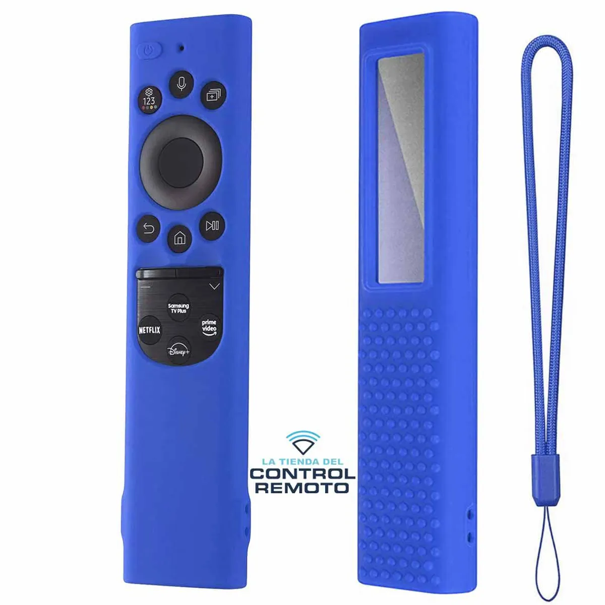 CASE - Fundas Protector de Control Samsung Qled Solar 2022 – Azul
