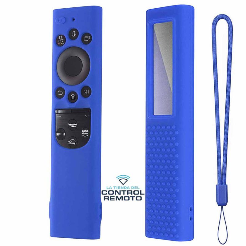 CASE - Fundas Protector de Control Samsung Qled Solar 2022 – Azul