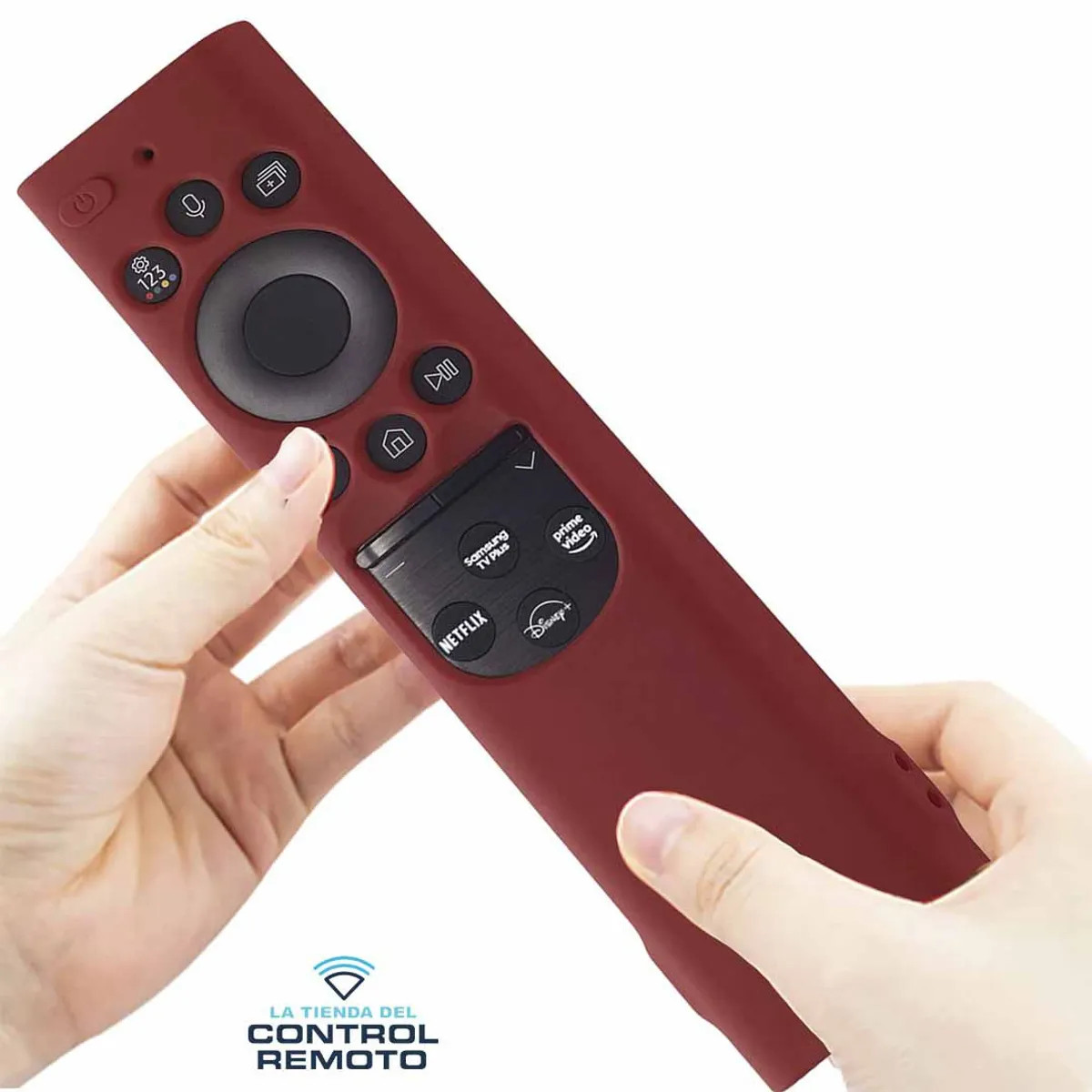 CASE - Fundas Protector de Control Samsung Qled Solar 2022 – Vino