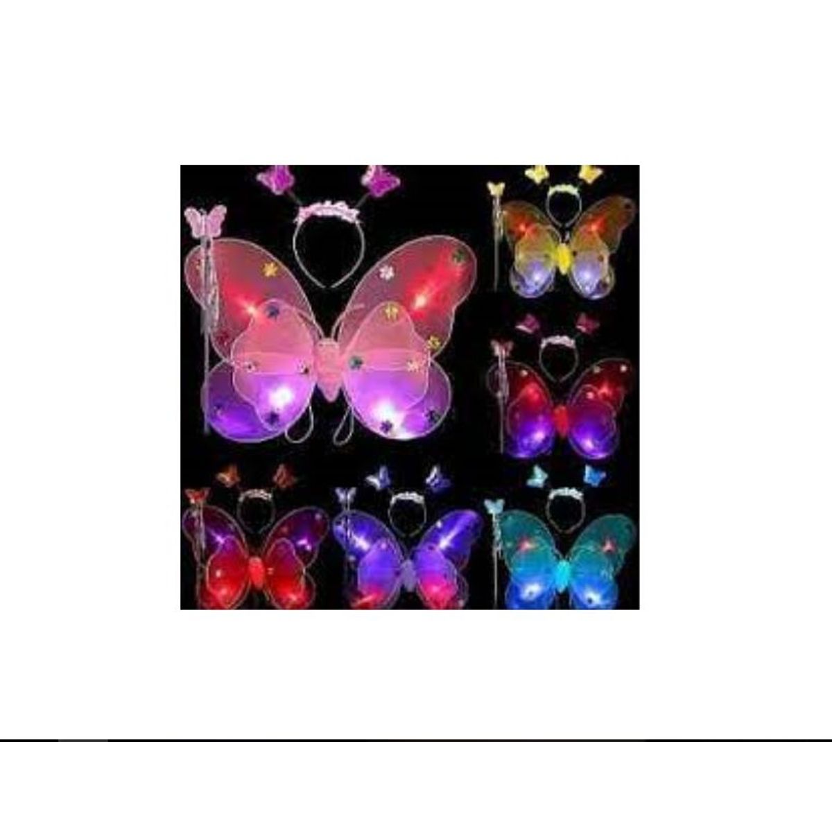 GENERICO - Alitas mariposa luminosa vinchavarita