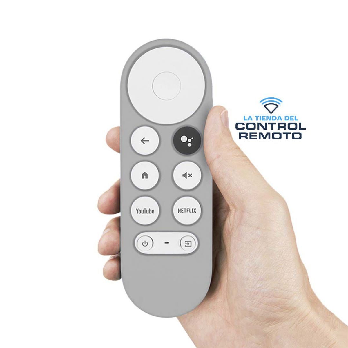 CASE - Funda Protector Control Google Chromecast 4 – Plomo