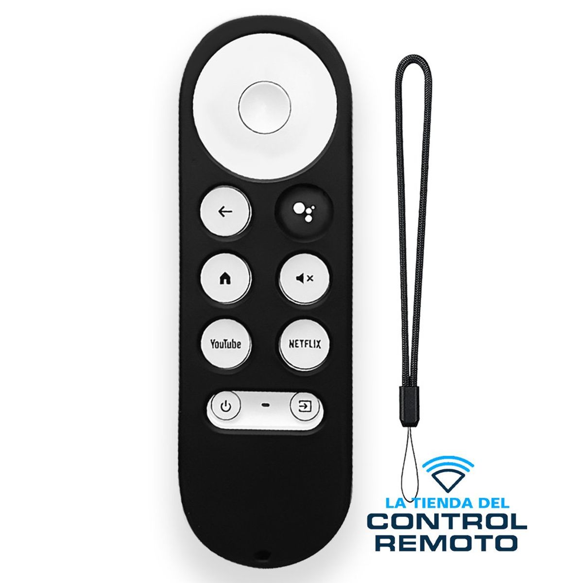 CASE - Funda Protector Control Google Chromecast 4 – Negro