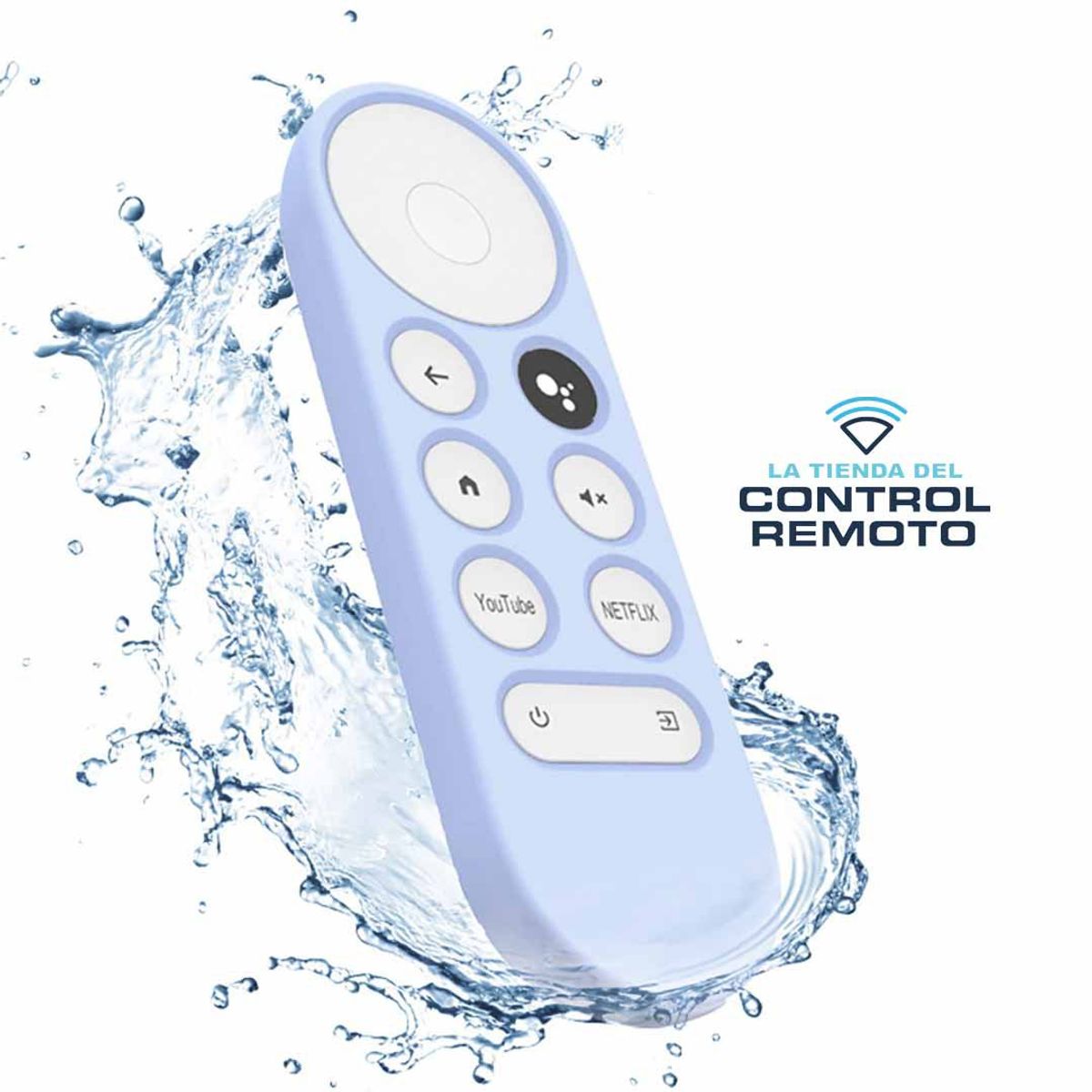 CASE - Funda Protector Control Google Chromecast 4 – Celeste