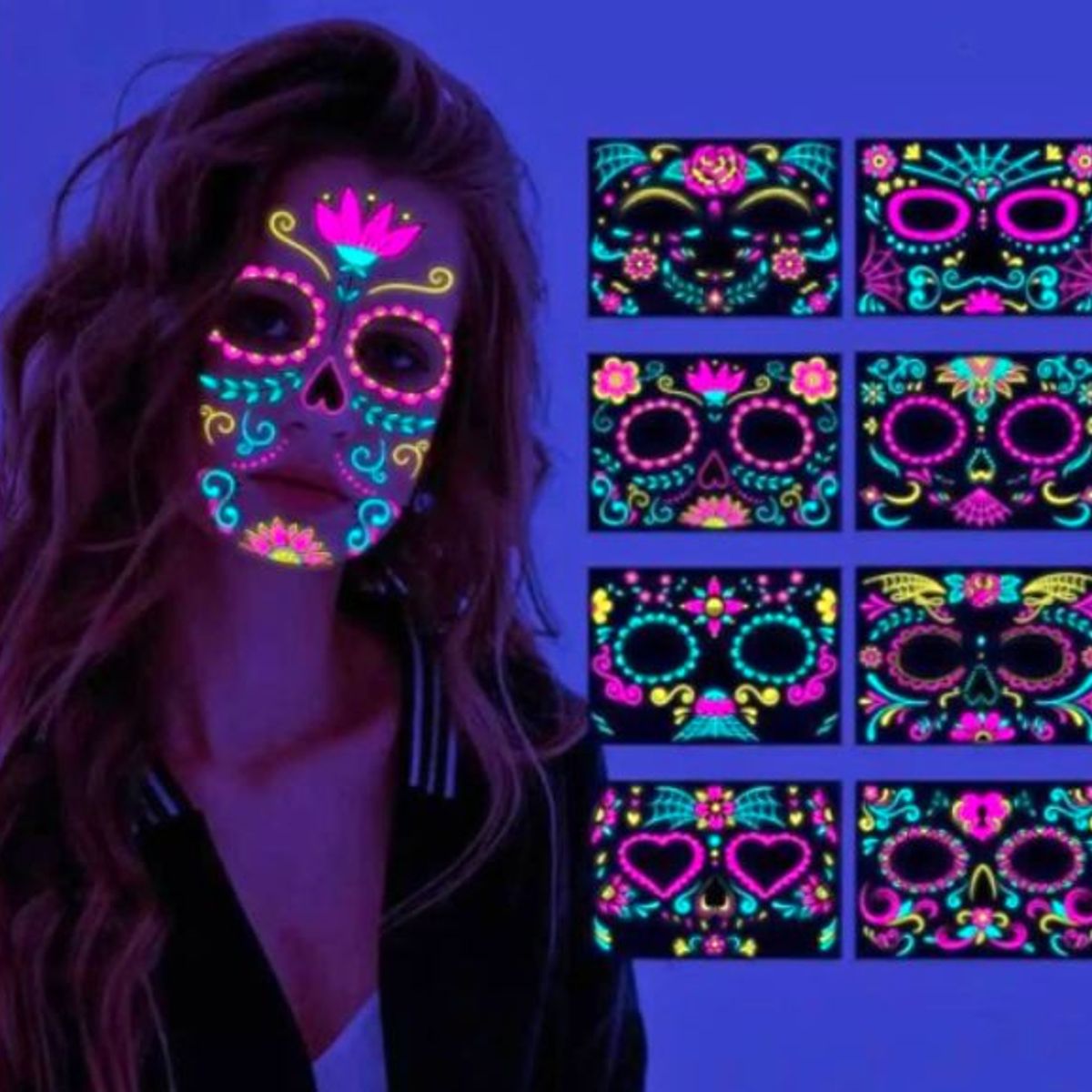 GENERICO - Calcomanías Fluorescentes de Halloween