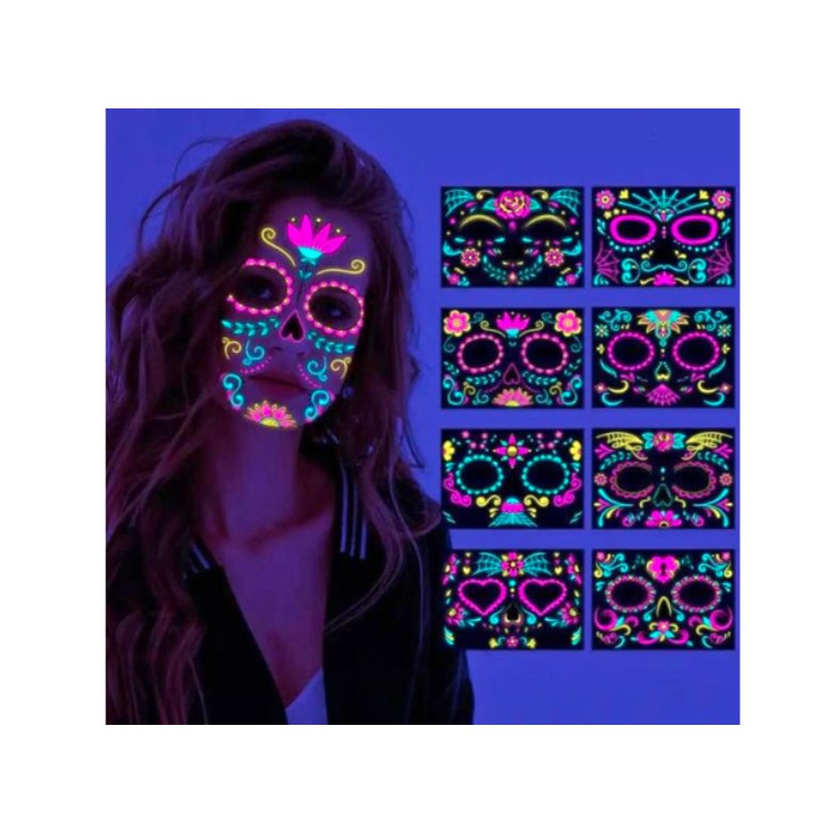 GENERICO - Calcomanías Fluorescentes de Halloween