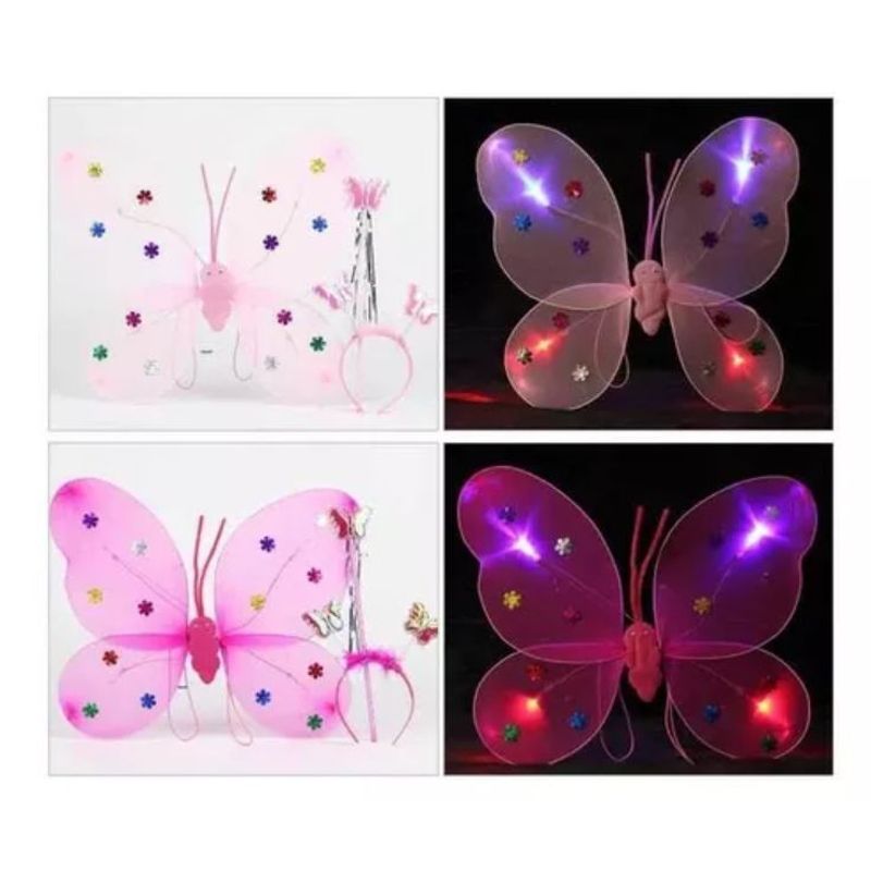 GENERICO - Alitas mariposa luminosa vinchavarita