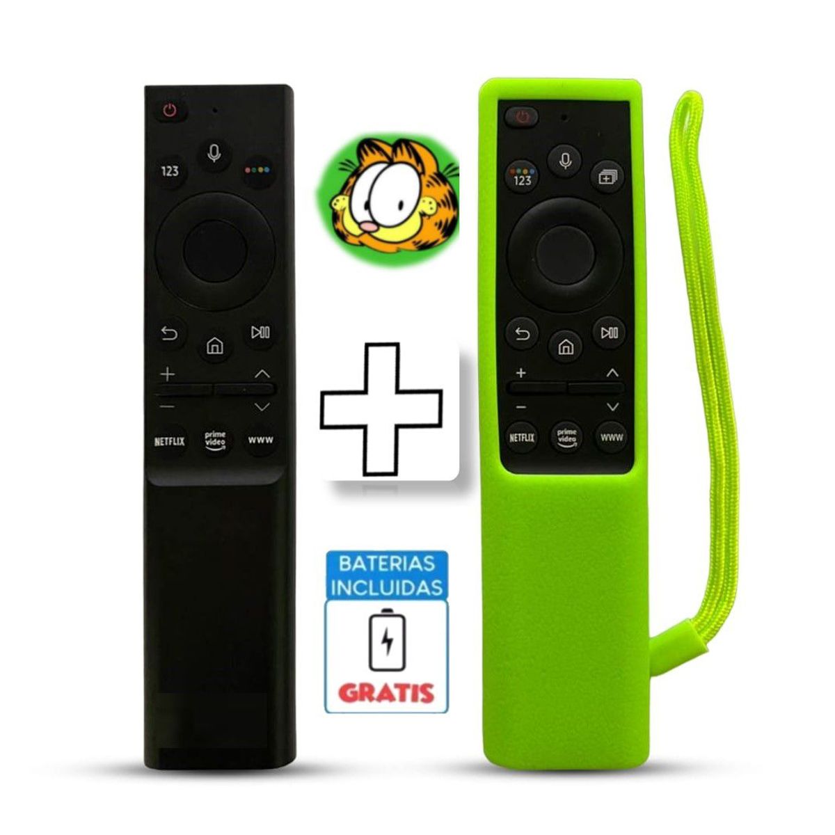 UNIVERSAL - Control Samsung Smart Tv con Voz Modelo BN59-01363  Funda Verde