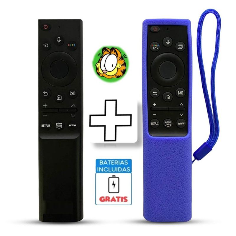 GENERICO - Control Generico Samsung Smart Tv con Voz Modelo BN59-01363  Funda Azul