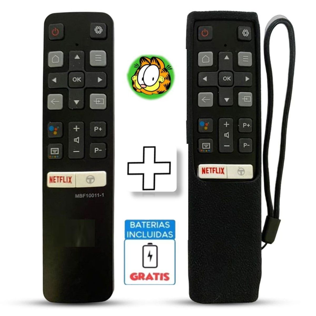 UNIVERSAL - Control Remoto Tcl Generico Smart Modelo RC802V  Funda Negra