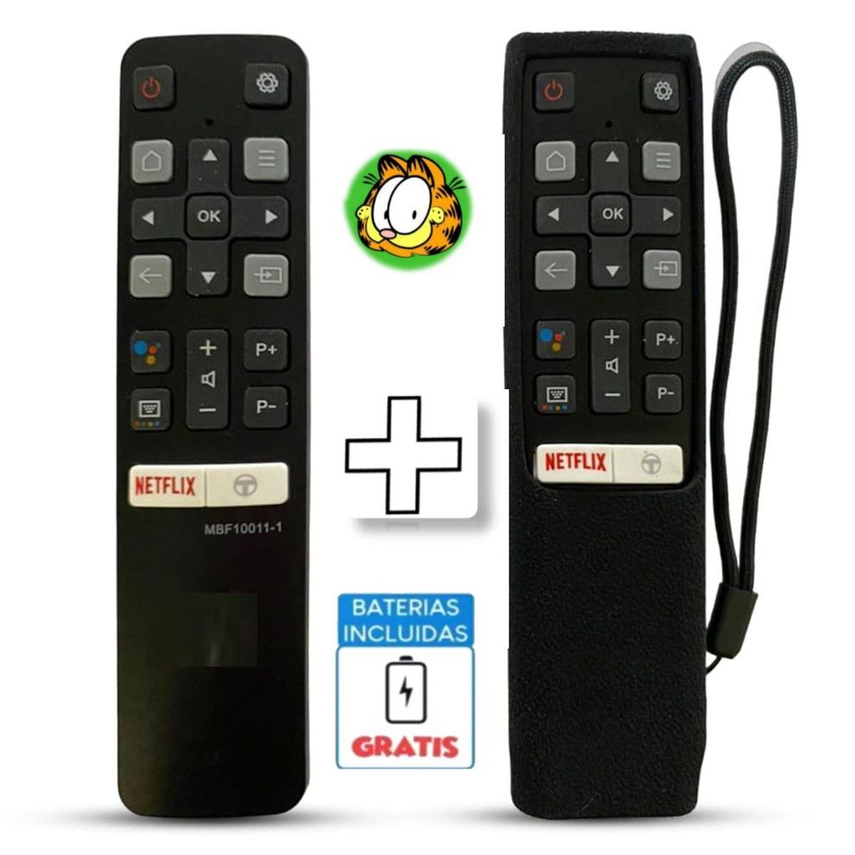 UNIVERSAL - Control Remoto Tcl Generico Smart Modelo RC802V  Funda Negra