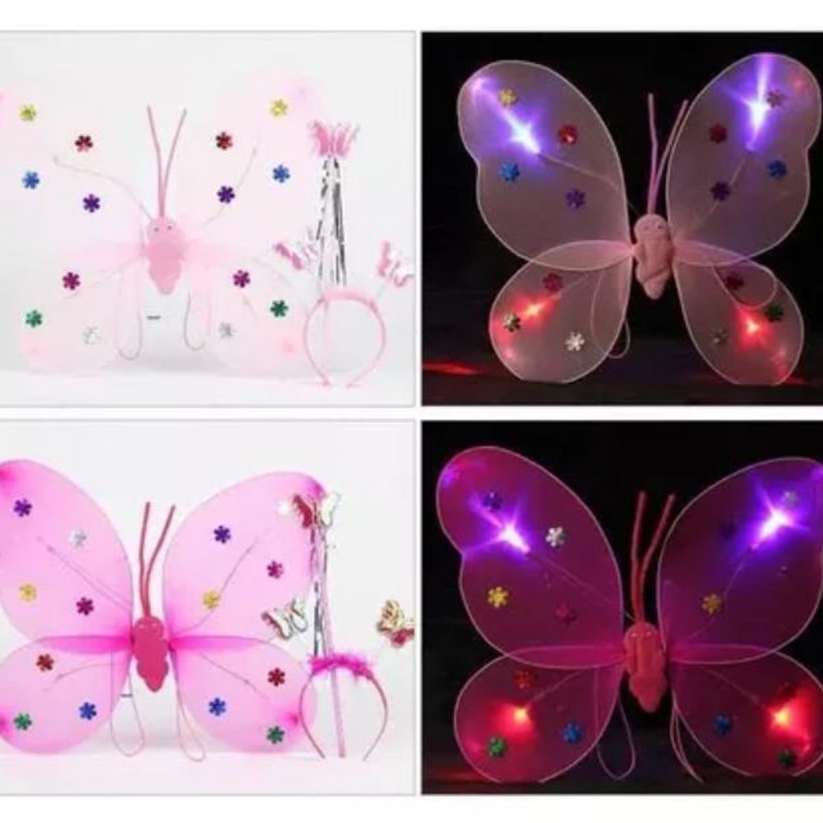 GENERICO - Alitas mariposa luminosa vinchavarita