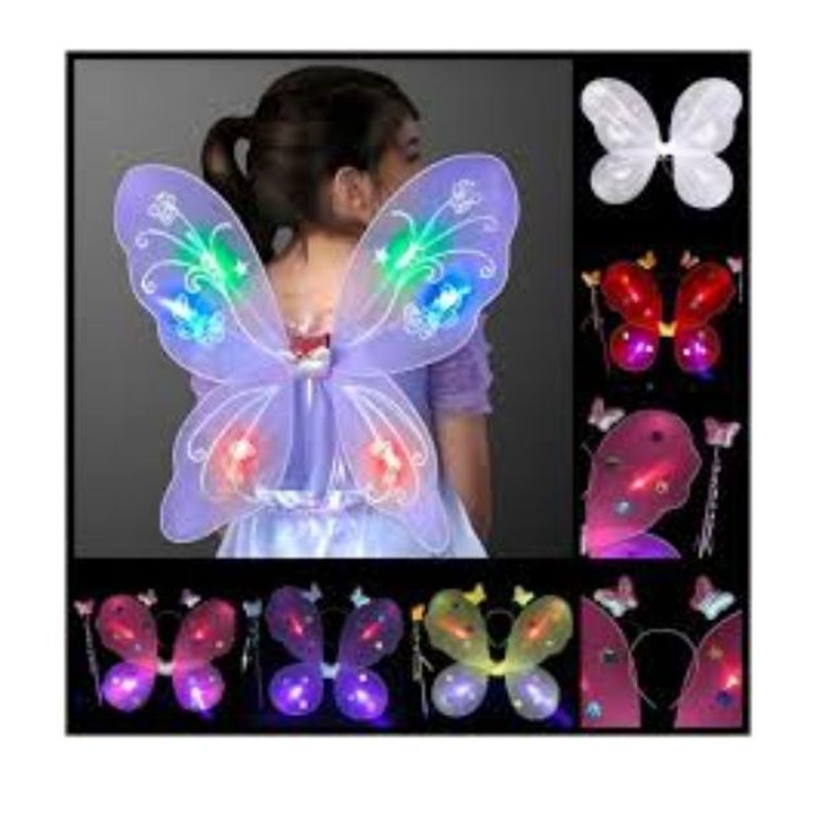 GENERICO - Alitas mariposa luminosa vinchavarita