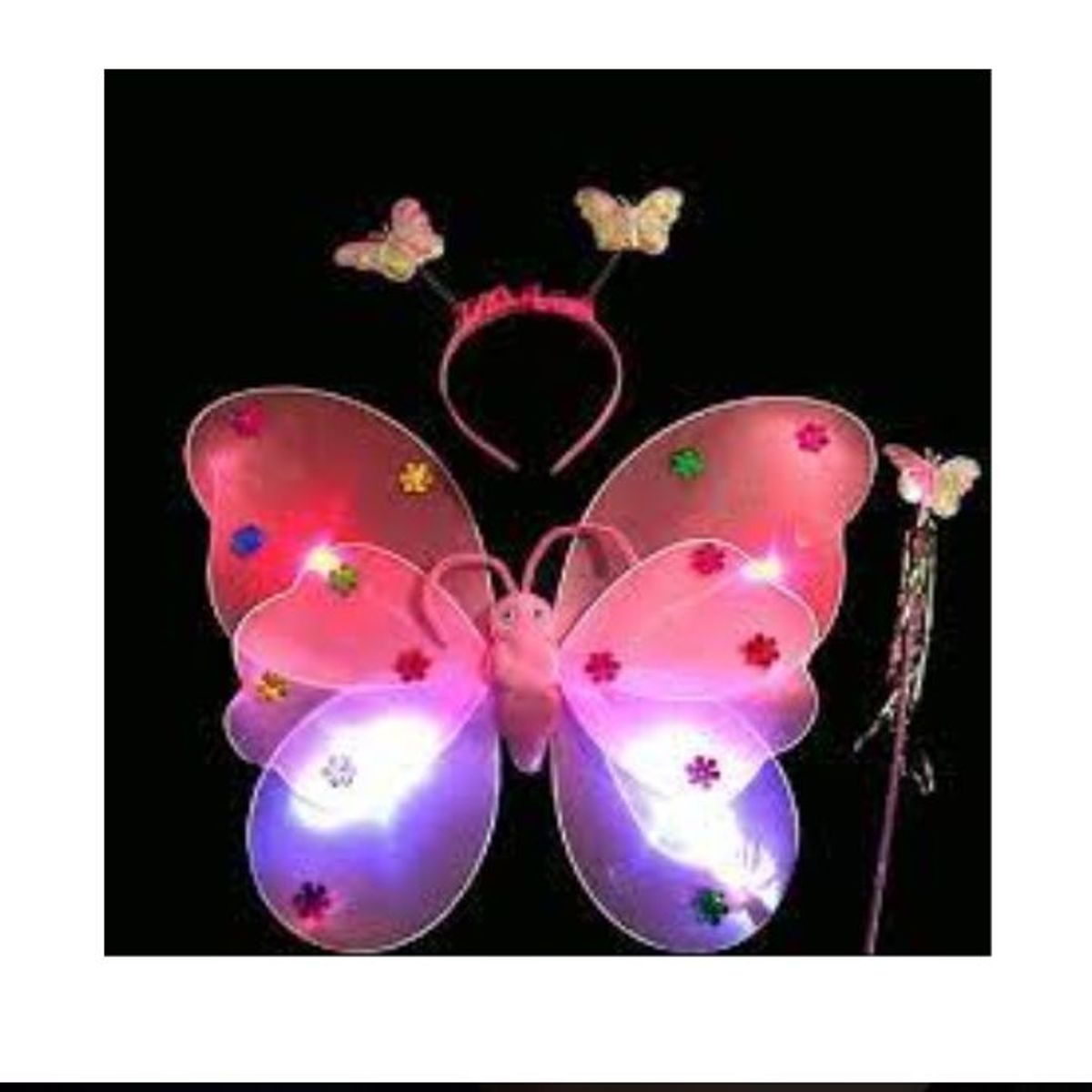 GENERICO - Alitas mariposa luminosa vinchavarita