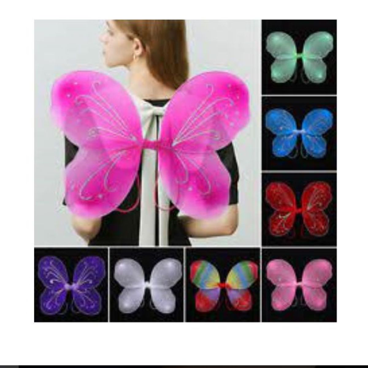 GENERICO - Alitas mariposa luminosa vinchavarita