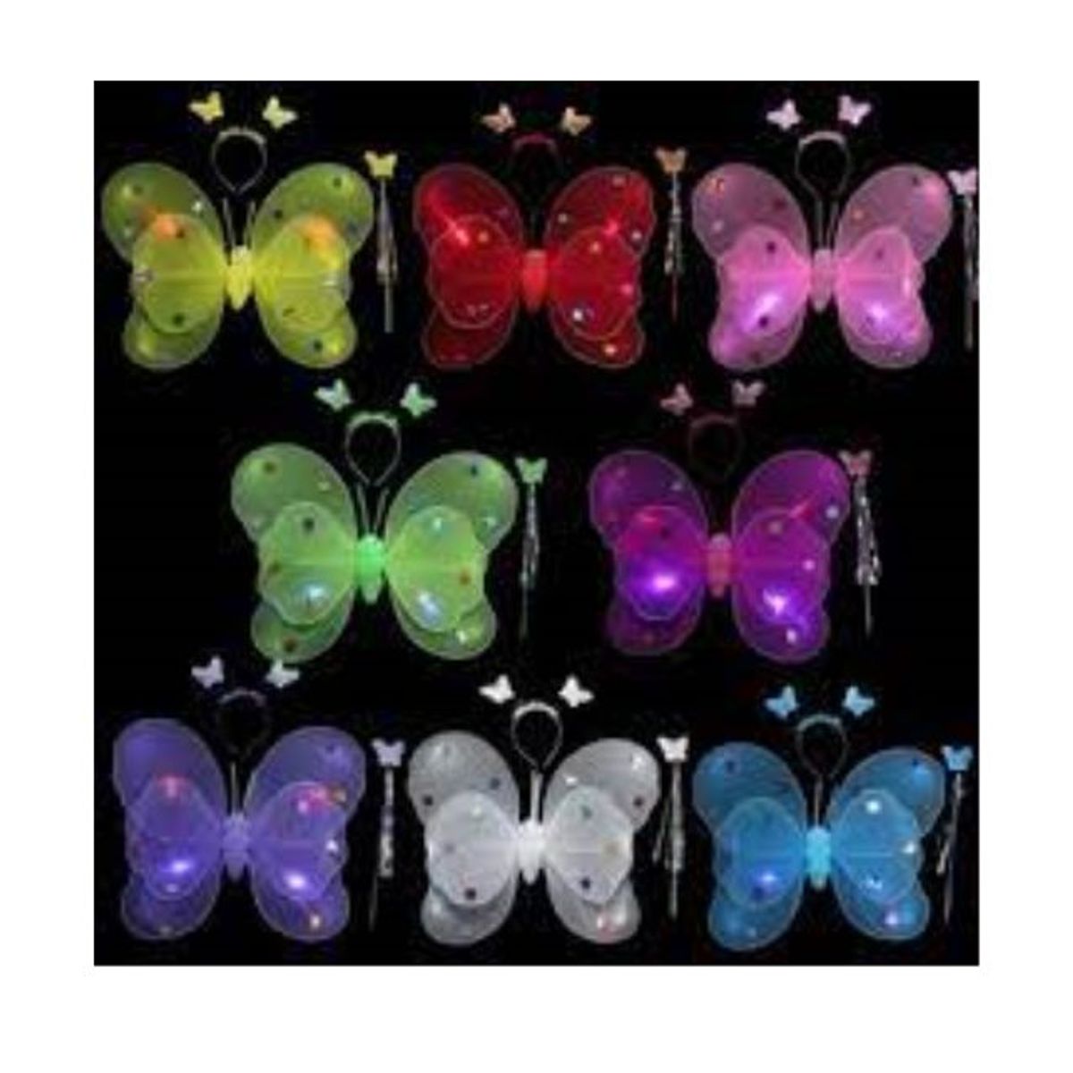 GENERICO - Alitas mariposa luminosa vinchavarita