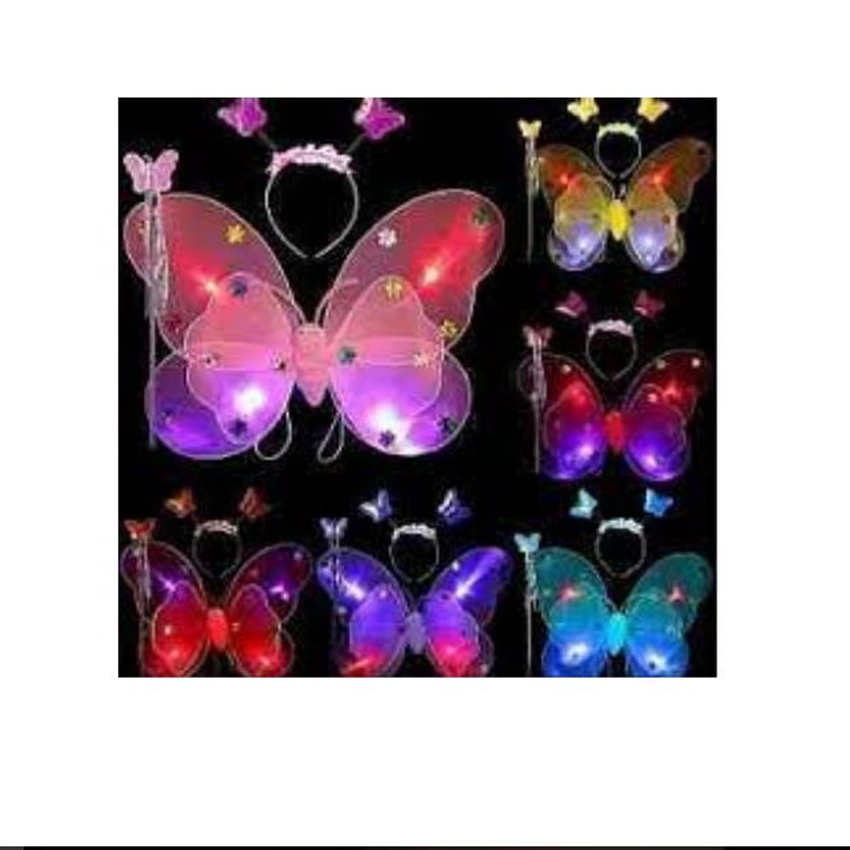 GENERICO - Alitas mariposa luminosa vinchavarita