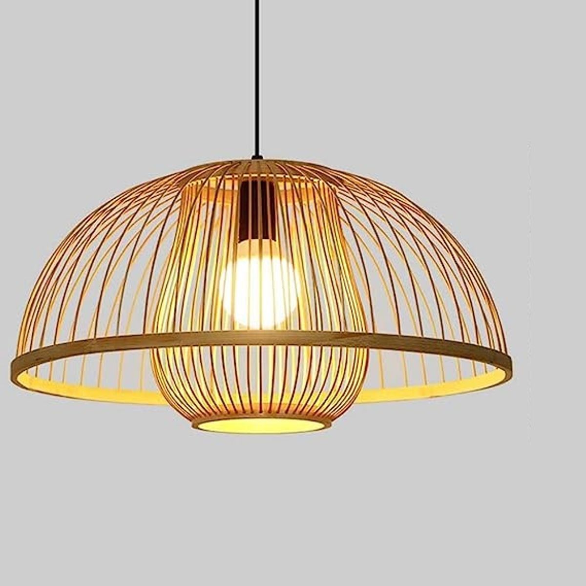 GENERICO - Lámpara colgante Plafón de Bambú