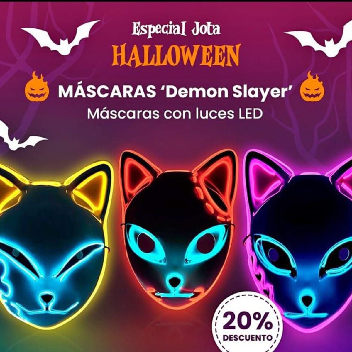 GENERICO - Máscara para Halloween Máscara de Gato